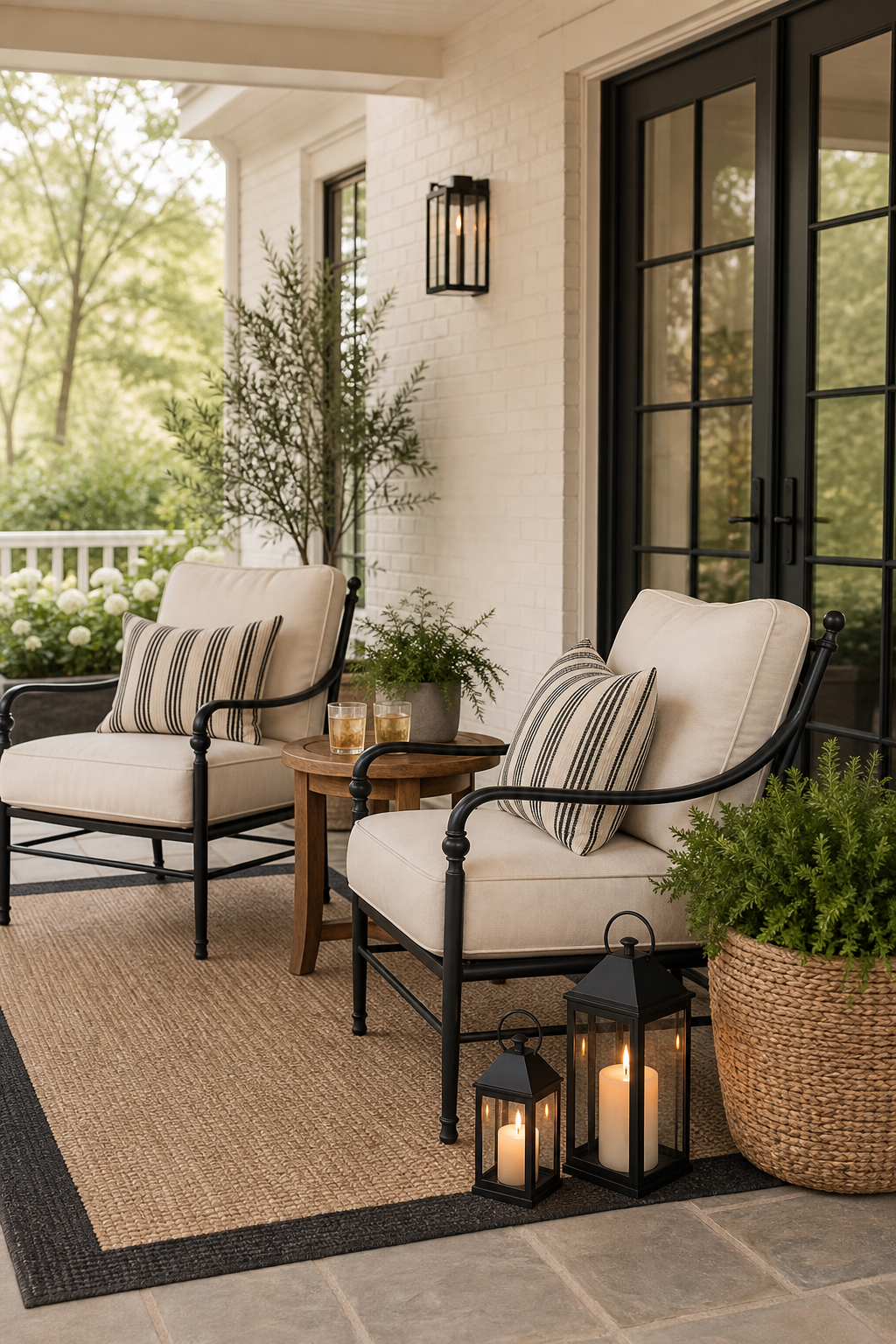 Modern Farmhouse Garden Seating Amazon Finds finished room setup