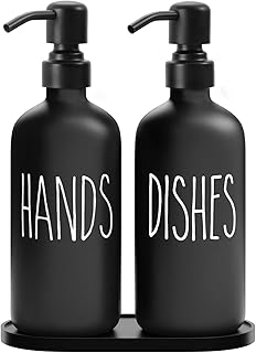Black soap dispenser