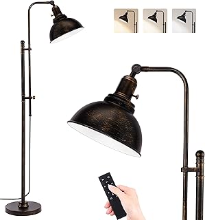 Black floor lamp