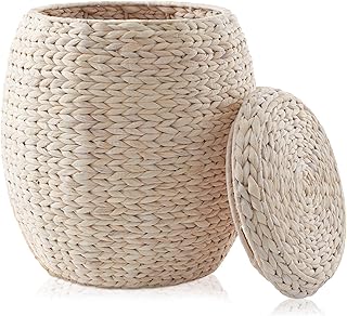 Woven blanket basket