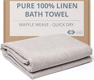 Waffle bath towel set