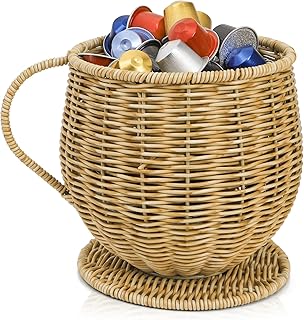 Woven coffee pod basket