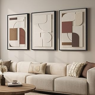 Neutral abstract wall art