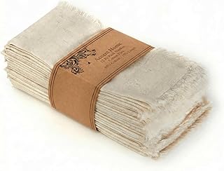 Linen outdoor napkins