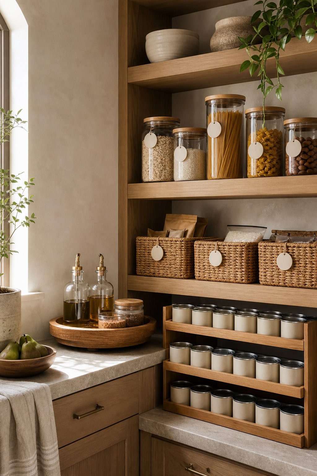 Organic Modern Pantry Amazon Finds finished room setup