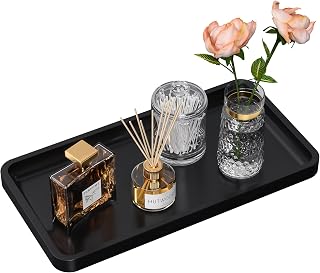 Wood vanity tray