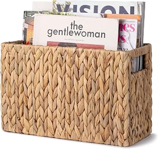 Woven book basket