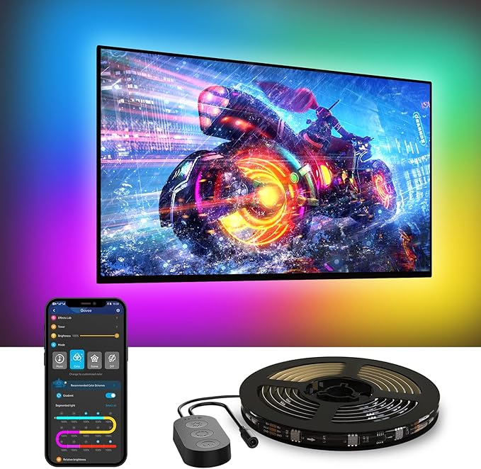 Warm TV backlight glow