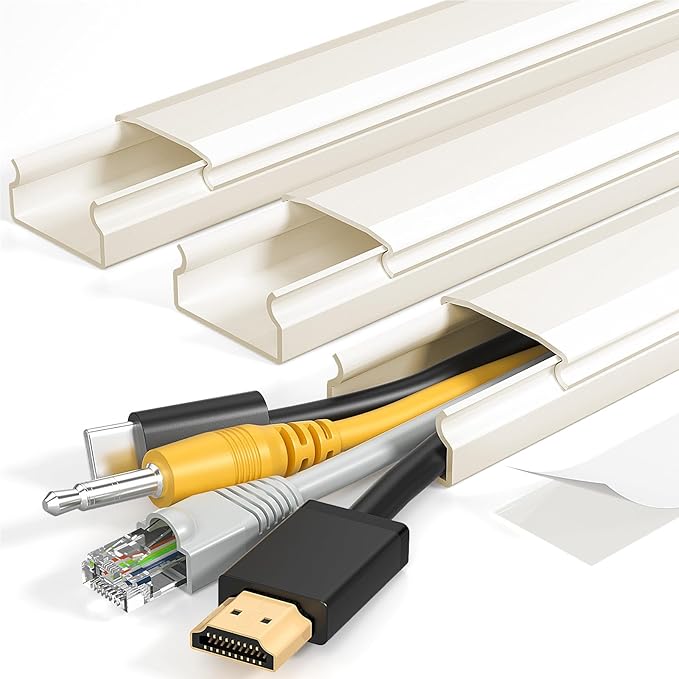 Beige cord cleanup channel