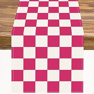 Checkerboard table runner