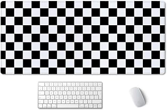 Checkerboard desk mat