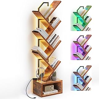 Colourful bookcase