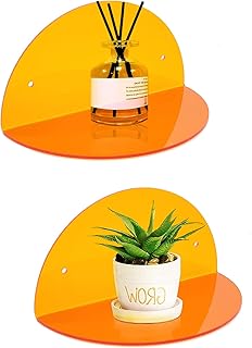 Acrylic shelf decor