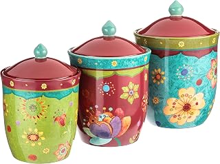 Colourful storage jars