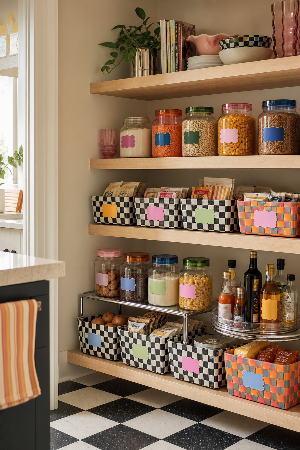 Retro Postmodern Pantry Amazon Finds finished room setup