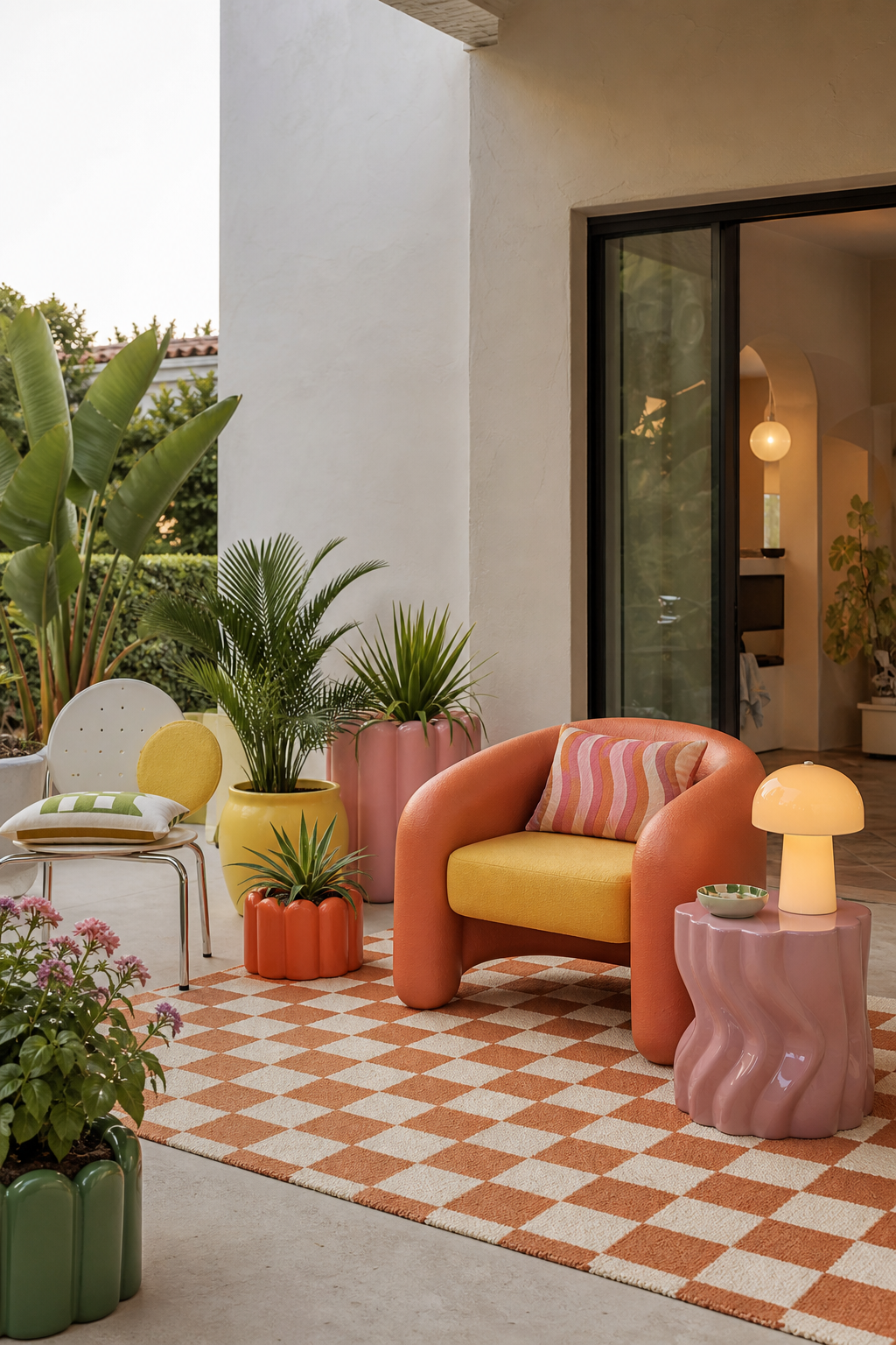 Retro Postmodern Patio Amazon Finds finished room setup