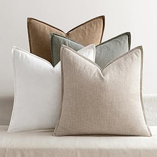 Neutral outdoor pillow