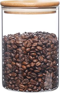 Glass coffee storage jars