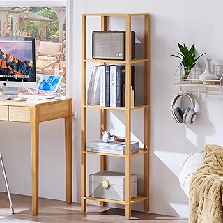 Light wood bookcase