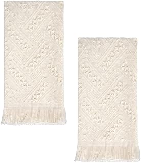 Cream hand towels