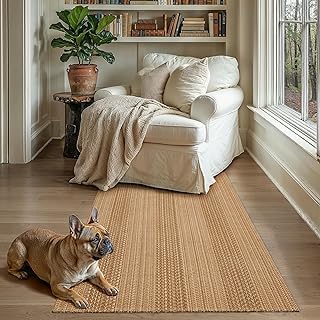 Neutral washable rug